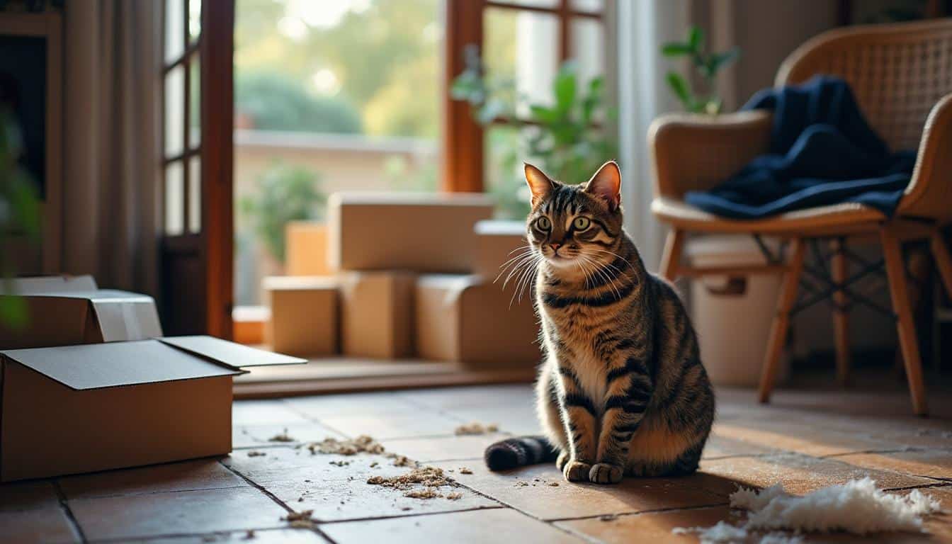 Chat perturbé par le déménagement : conseils pour un changement serein