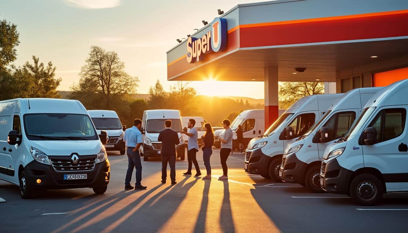 Illustration: Découvrir les véhicules utilitaires proposés par Super U pour tous vos besoins
