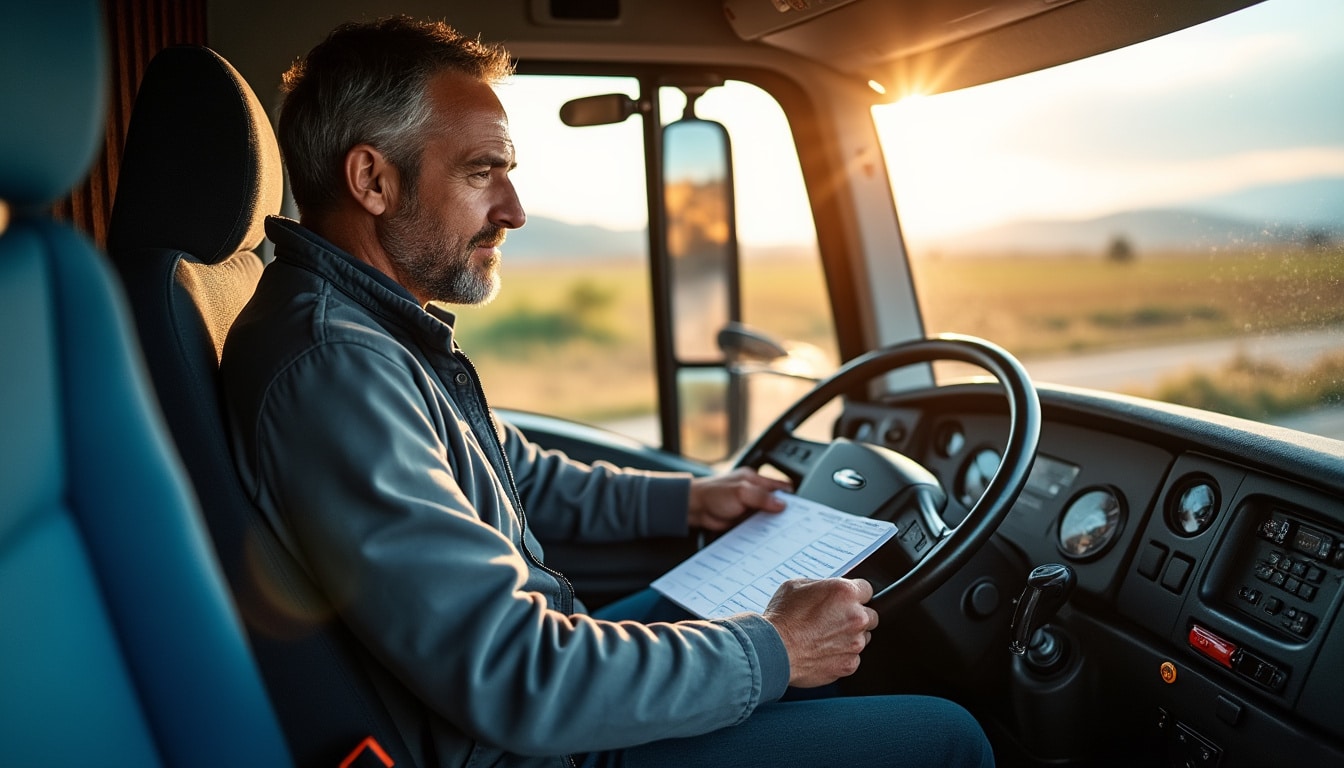 Temps de service et amplitude du chauffeur routier : règles et conseils