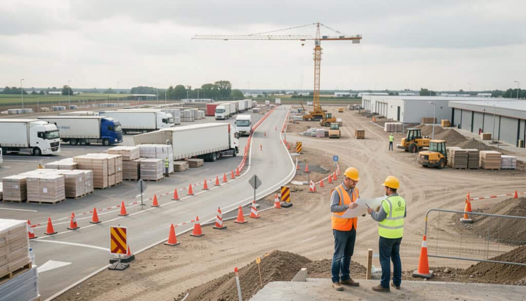 Logistique de chantier : mieux organiser les flux