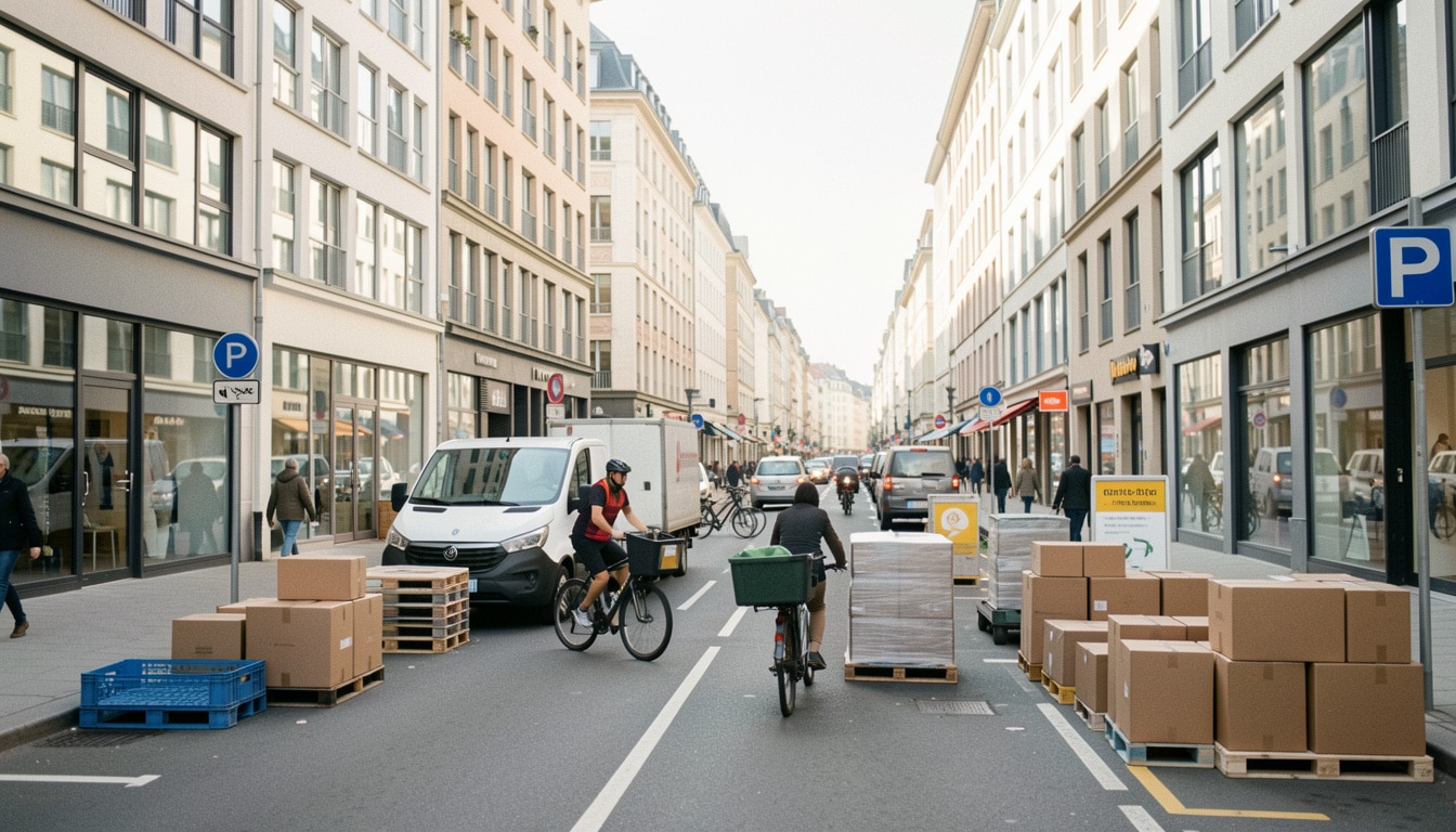 Logistique urbaine : enjeux, flux et solutions durables
