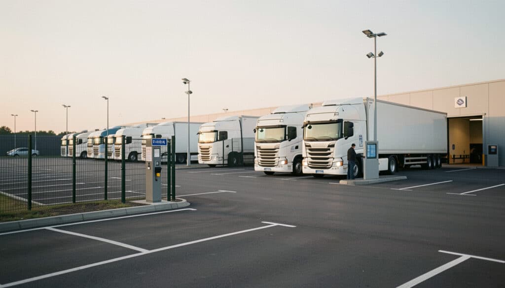 Comment choisir un parking sécurisé pour poids lourds
