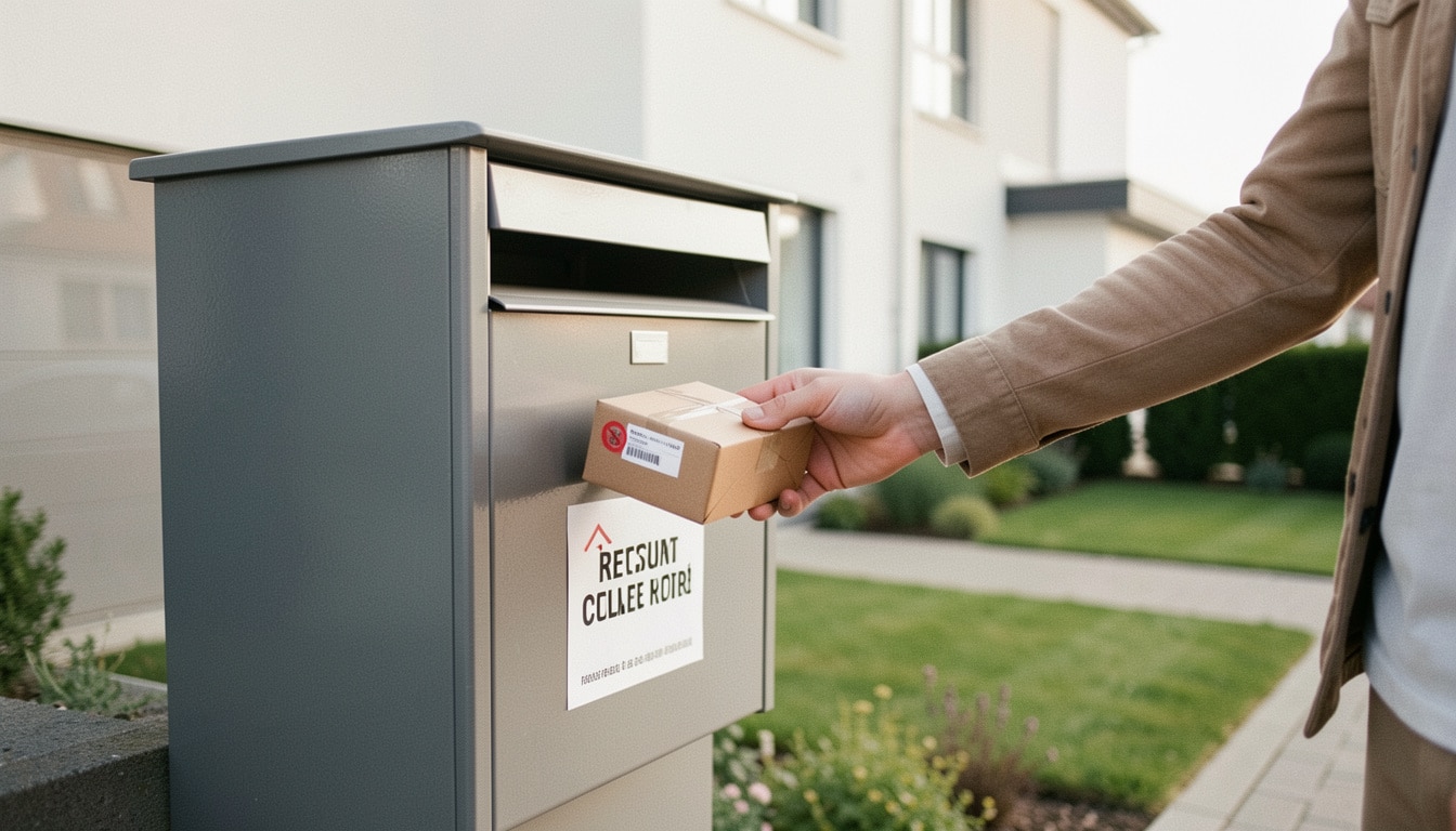 Retourner un colis depuis sa boîte aux lettres
